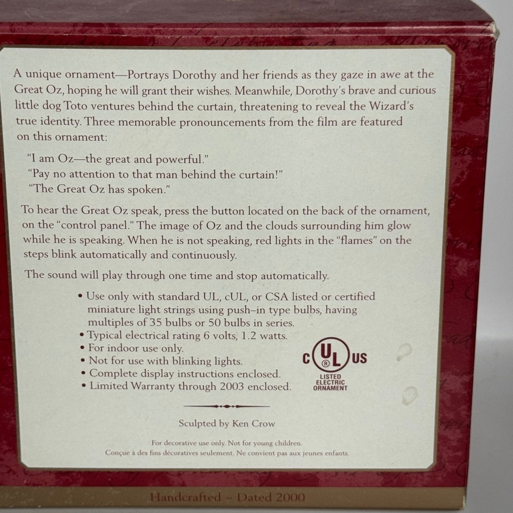 Wizard of Oz Emerald City hallmark Ornament - Picture 5 of 15